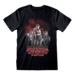 Stranger Things T-Shirt Group with Vecna behind Balck and White Size S