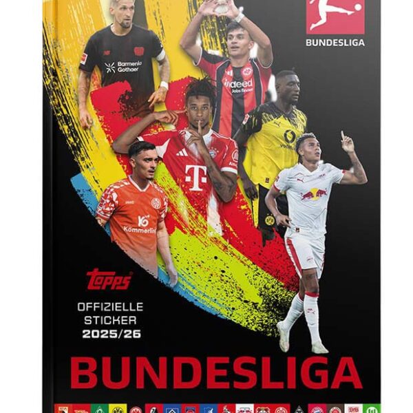 Bundesliga 2025/26 Sticker Collection Album Hardcover *German Version*