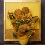 TABLE MUSEUM SUNFLOWERS BY VAN GOGH FIGMA AF