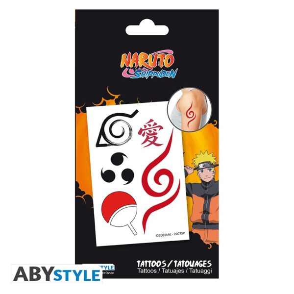NARUTO SHIPPUDEN - Tattoos - 15 cm