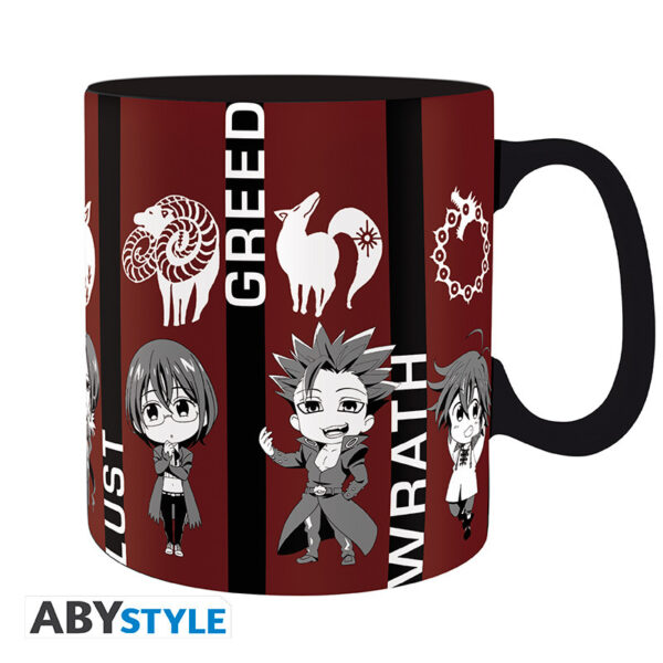 THE SEVEN DEADLY SINS - Mug - 460 ml - Chibi sins - box   *