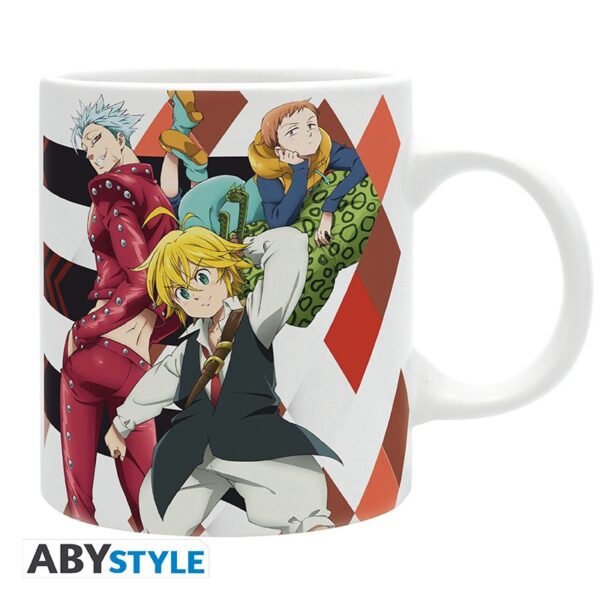THE SEVEN DEADLY SINS - Mug - 320 ml - Meliodas,Ban,King - subli