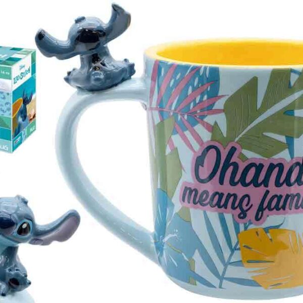 DISNEY - Mug 3D anse - Stitch hawaïano