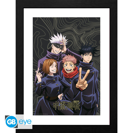 JUJUTSU KAISEN - Framed print Team picture