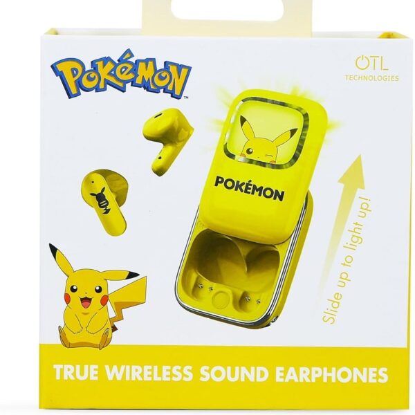 Auricolari Wireless Bluetooth TWS Pokémon Pikachu Slide Giallo