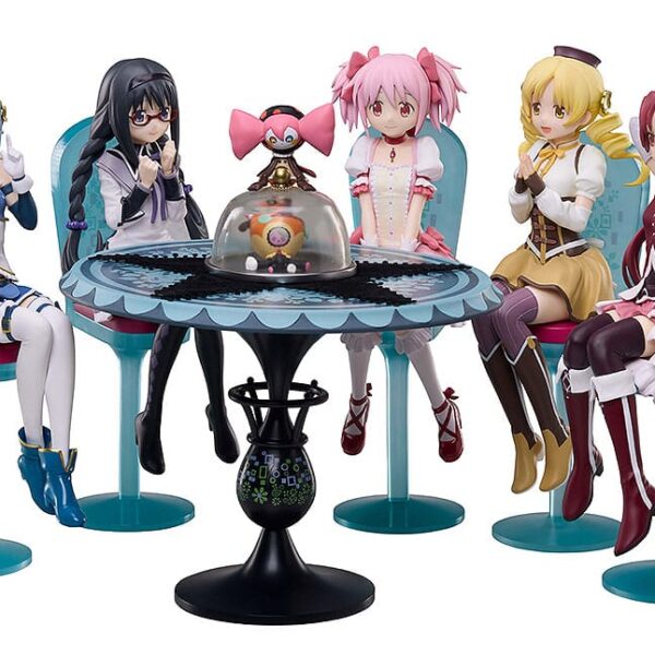 Puella Magi Madoka Magica The Movie: Rebellion PVC Statue Tea Party Cake Song Ver. Set 18 cm