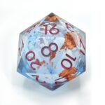 CritStones Liquid Core Dice D20 Seraphic Reverie 3 cm