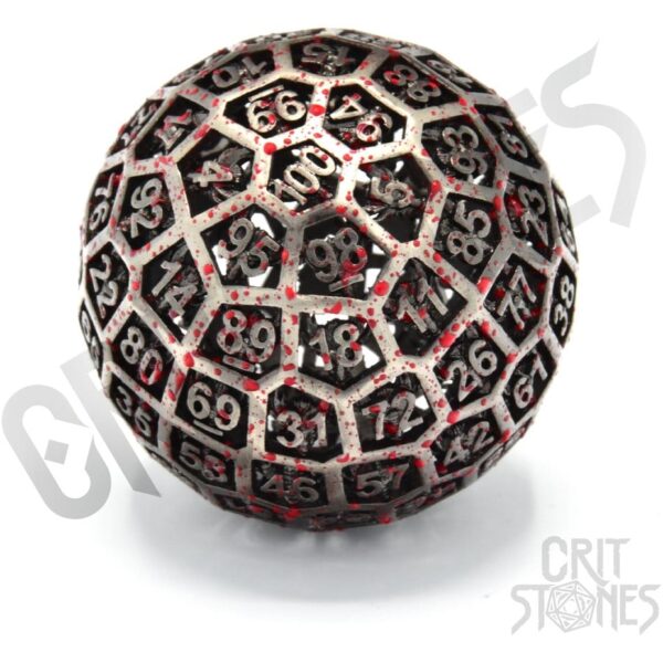 CritStones Hollow Metal Dice D100 Centigrave