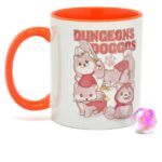 Glassstaff Gift Set Mug & Dice D20 Dungeons & Doggos