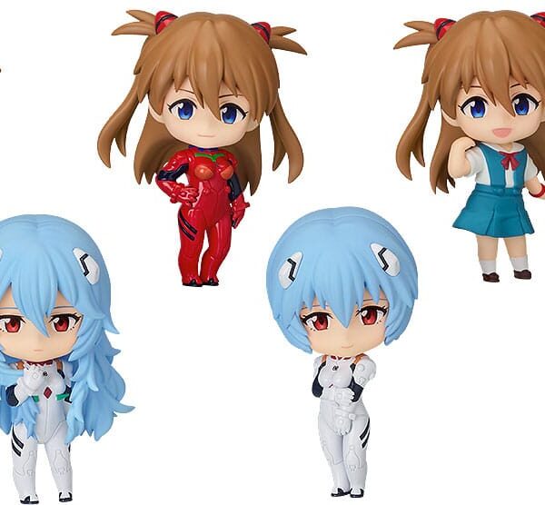 Rebuild of Evangelion Nendoroid Action Figure Surprise Collection Assortment (6) 7 cm