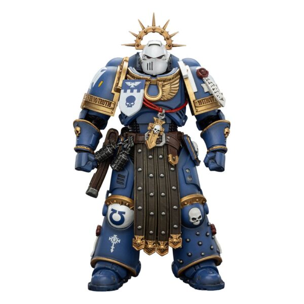 Warhammer 40,000 Action Figure Ultramarines Torvald with Power Sword, Stormshield and Bolt Pistol 13 cm