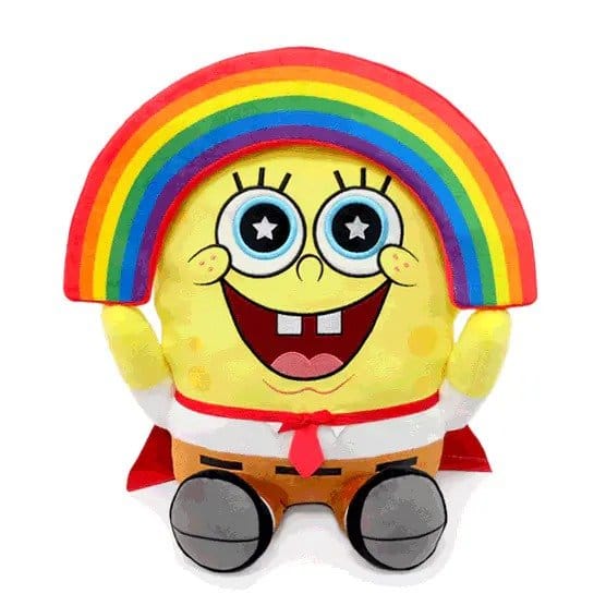 SpongeBob Plush Figure HugMe Vibrating Rainbow 41 cm