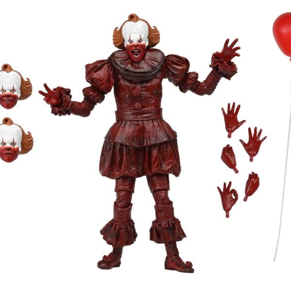 It: Welcome To Derry Action Figure Blood Pennywise 18 cm