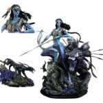 Avatar (Film) Real Elite Masterline Series Statue 1/4 Neytiri & Thanator Deluxe Bonus Version 75 cm