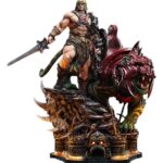 Masters of the Universe Real Elite Masterline Series Statue 1/4 He-Man & Battle Cat 86 cm