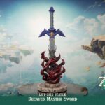 LEGEND OF ZELDA TEARS OF THE KINGDOM DECAYED MASTER SWORD LIFE SIZE STATUE