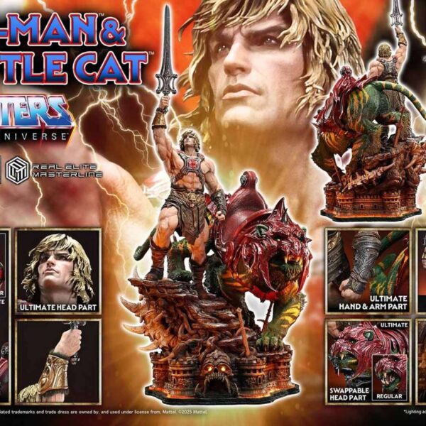 MOTU HE-MAN BATTLE CAT MAS ULTI VER 1/4