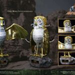 CLASH OF TITANS BUBO GOLD PATINA DELUXE OPEN/CLOSED WINGS SET REPLICA