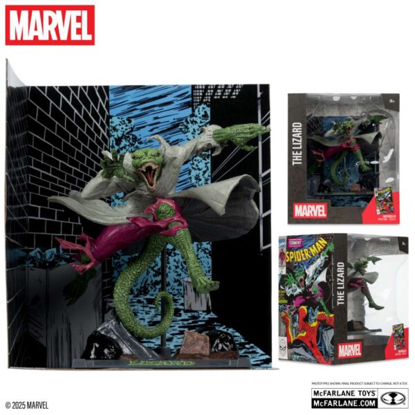MAR COL 1:10 W6 LIZARD SPIDER-MAN 2 FIG