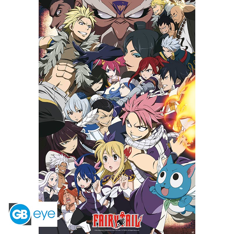 ABYDCO413 FAIRY TAIL - Poster Maxi 91.5 1 - Fairy Tail VS other guilds* - immagine 1