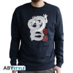 DRAGON BALL - Sweat vintage - "Shenron" men used navy*