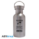 ONE PIECE - Canteen Steel Bottle - "Wanted Luffy"*