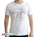HARRY POTTER - Tshirt "Hogwarts" man SS white - new fit *
