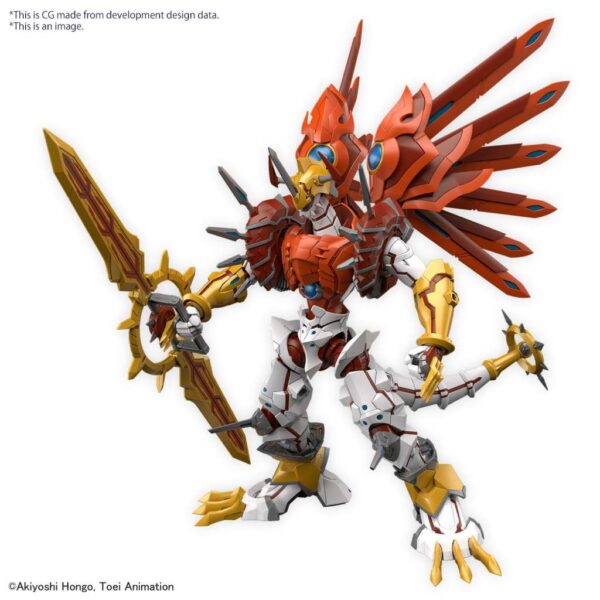 Bandai Digimon Figure Rise - Amplified shinegreymon - Plastic Model Kit
