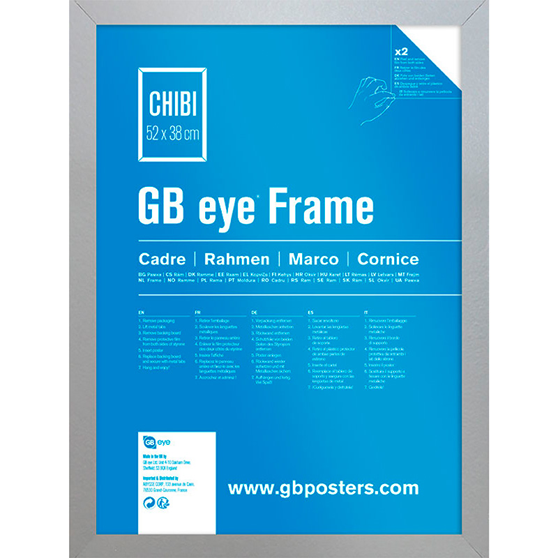 FMCBA1SL GBEYE - MDF Silver Frame - Chibi 52 x 38cm - immagine 1