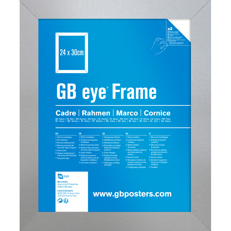 FMPDOA1SL GBEYE - MDF Silver Frame - 24 x 30cm - immagine 1