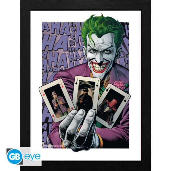 DC COMICS Framed print The Joker Haha Cards