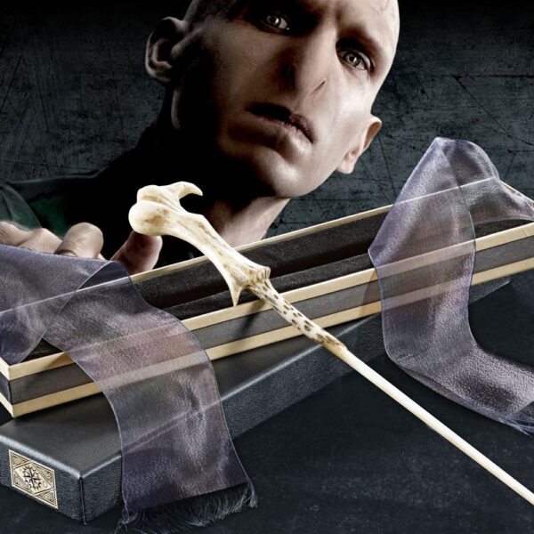 HARRY POTTER - Bacchetta/Wand LORD VOLDEMORT - Noble Collection Replica Scala 1/1