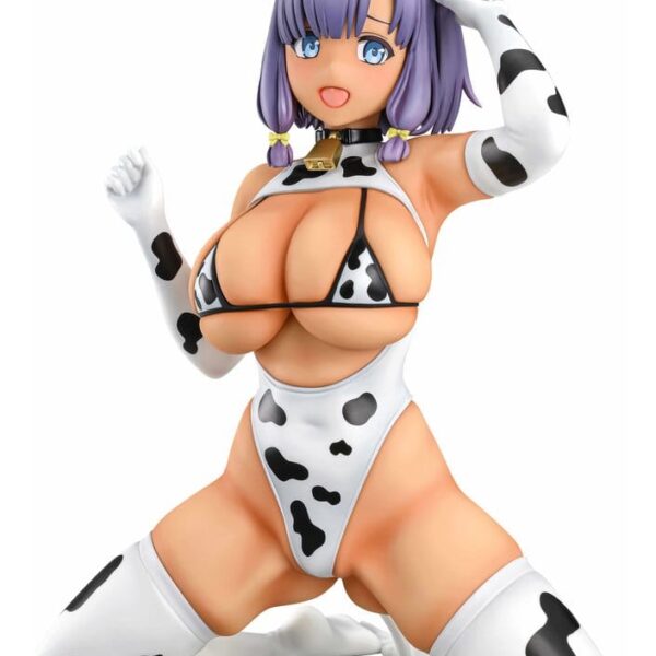Nukitashi The Animation PVC Statue 1/5 Misaki Hotori Cow print costume Tanned Ver. 22 cm