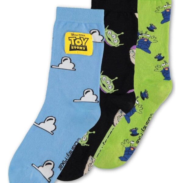 Toy Story 5 Socks 3-Pack Crew 39-42