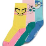 Pokémon Socks 3-Pack Crew 39-42