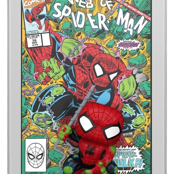 Marvel POP! Comic Covers Vinyl Figure Web of Spider-Man #70 (Spider-Hulk) 9 cm