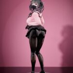 Original Character Series PVC Statue 1/6 Dear My Rubber - Miu Kurokawa Illustrated by YD 26 cm