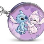 Lilo & Stitch Face-Cookie Coin Purse Stitch & Angel Pink