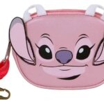 Lilo & Stitch Pill Coin Purse Angel Face Pink