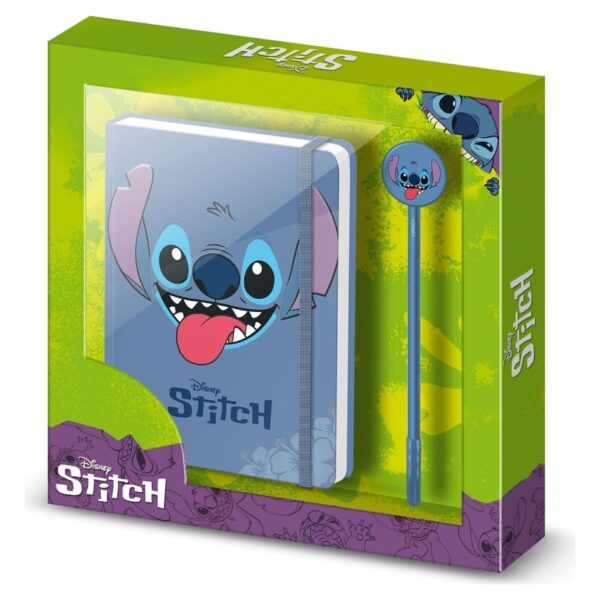 Lilo & Stitch Diary Gift Box Face Blue