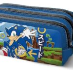 Sonic - The Hedgehog Fan Trick Pencil case 2.2 SEGA Greenhill Multicolour