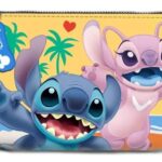 Lilo & Stitch Small Square Coin Purse Ocean Blue