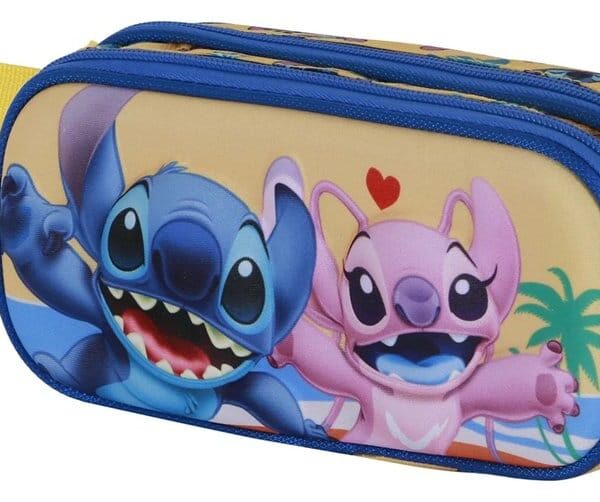 Lilo & Stitch 3D Double Pencil case Ocean Blue
