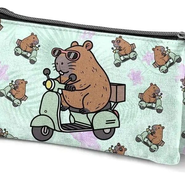 Oh My Pop! Triple Pencil case Capybara Green