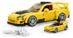 Hot Wheels Speed Series Mattel Brick Shop Building Set 1/32 '07 Honda S2000 - immagine 6