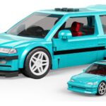 Hot Wheels Speed Series Mattel Brick Shop Building Set 1/32 Custom ’90 Honda Civic EF