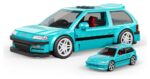 Hot Wheels Speed Series Mattel Brick Shop Building Set 1/32 Custom ’90 Honda Civic EF