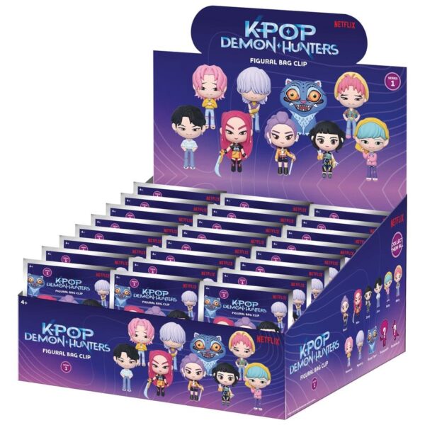 K-Pop Demon Hunter 3D Foam Bag Clips Series 1 Display (24)