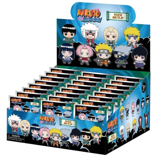 Naruto Plush Bag Clips Display (24)
