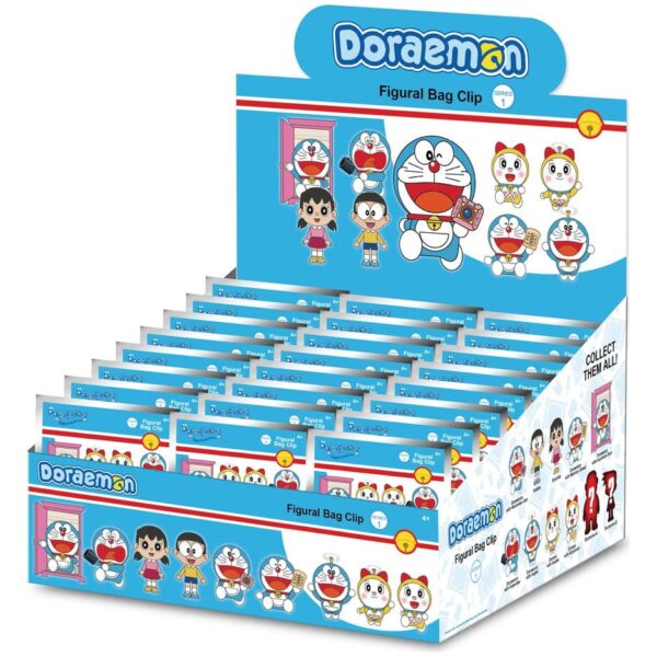 Doraemon 3D Foam Bag Clips Serie 1 Display (24)